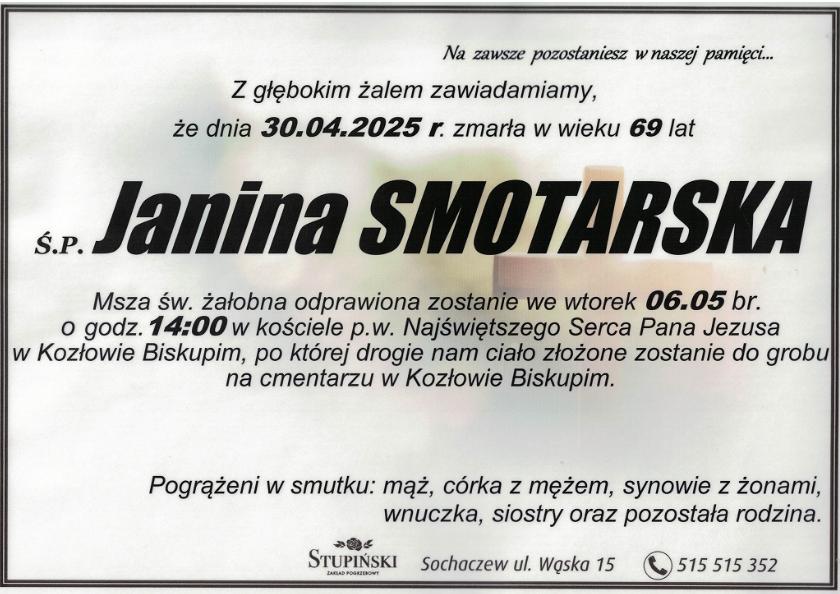 Janina Smotarska