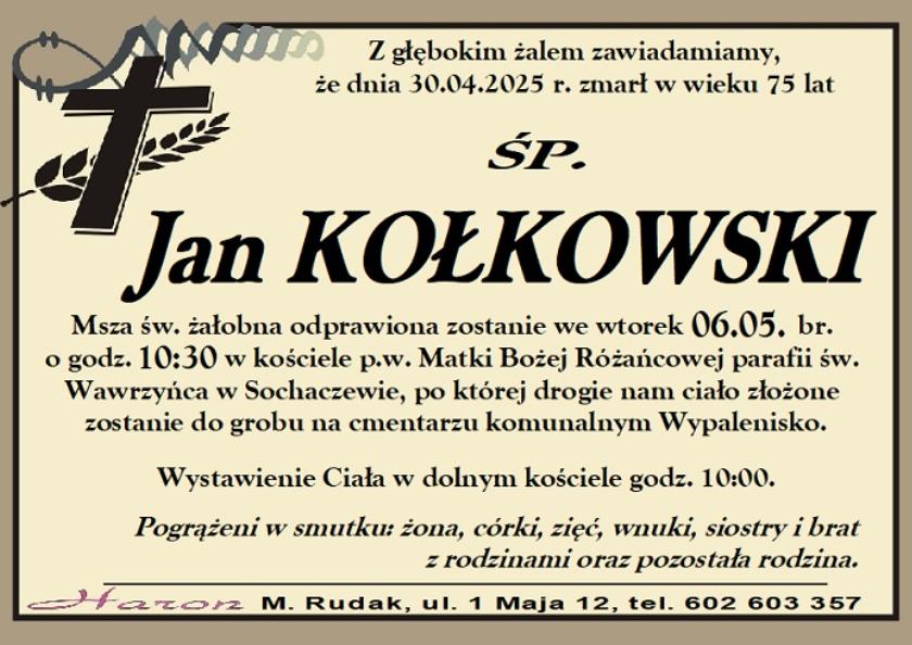 Jan  Kołkowski 