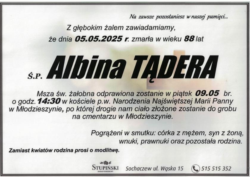 Albina Tądera