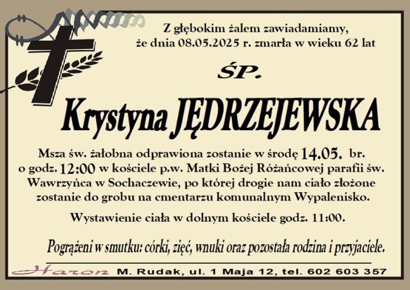 Krystyna  Jędrzejewska 