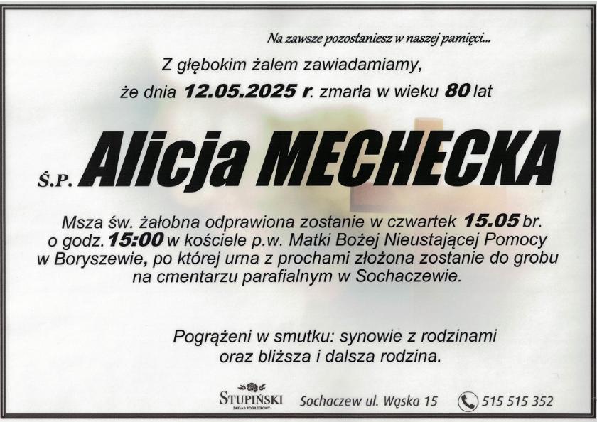 Alicja Mechecka