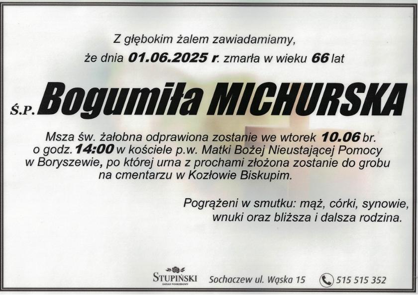 Bogumiła Michurska