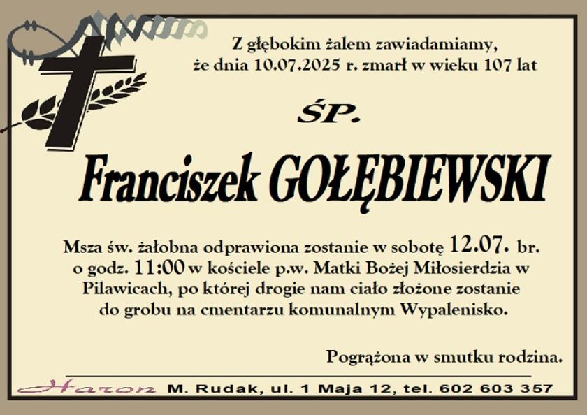 Franciszek  Gołębiewski 