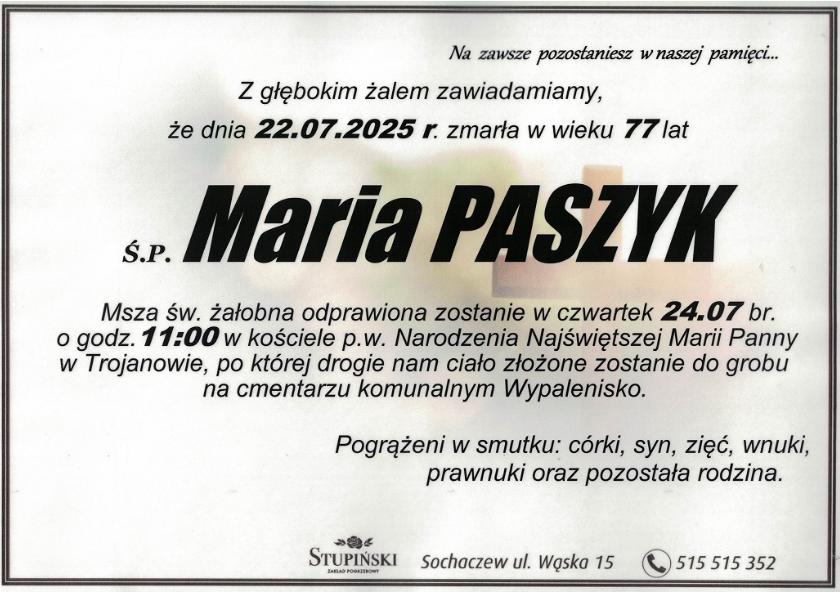 Maria Paszyk