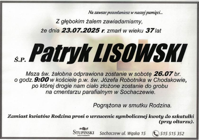 Patryk Lisowski