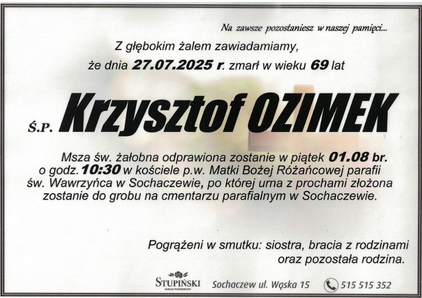 Krzysztof Ozimek