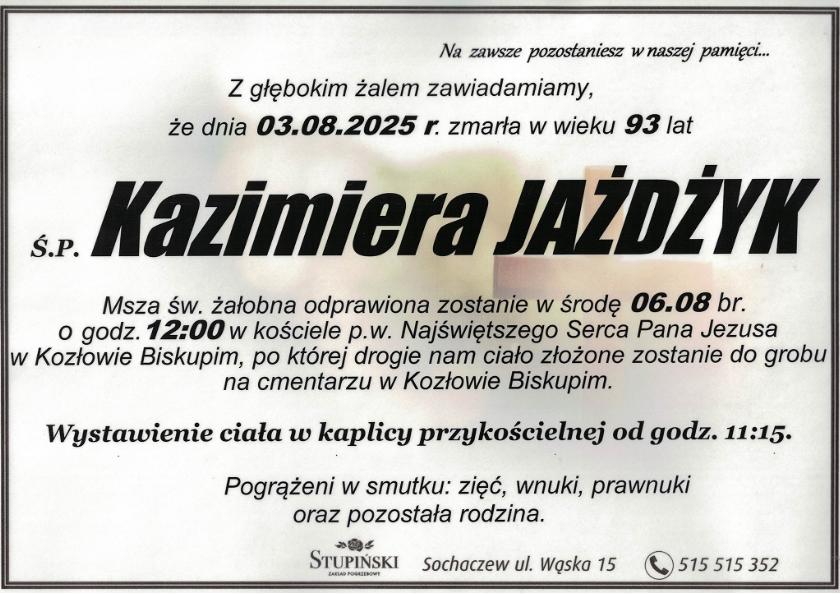 Kazimiera Jażdżyk