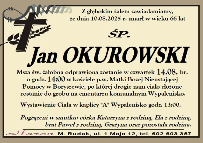 Jan  Okurowski 