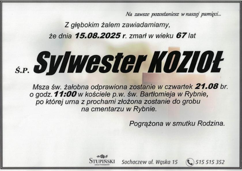 Sylwester Kozioł