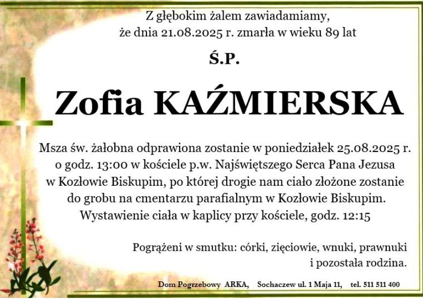 Zofia Kaźmierska