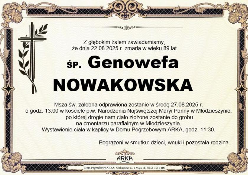Genowefa  Nowakowska