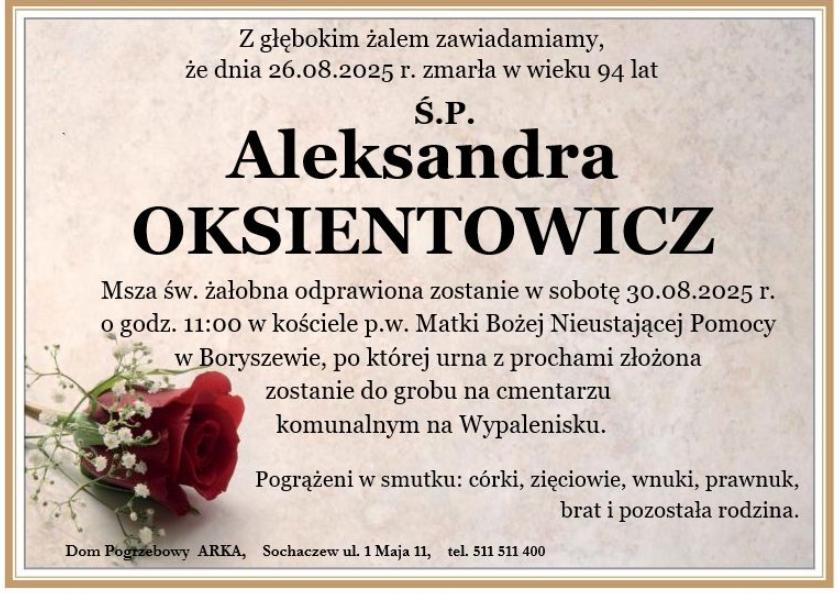 Aleksandra Oksientowicz