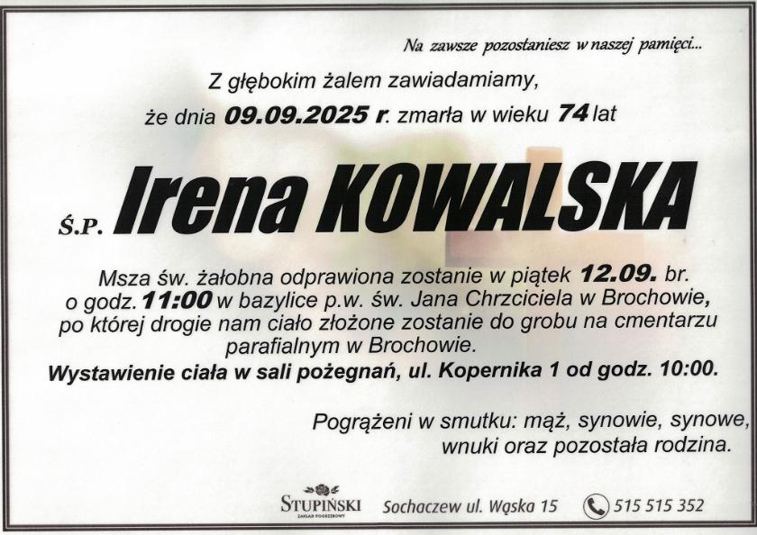 Irena Kowalska