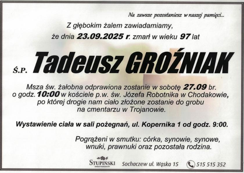 Tadeusz Groźniak