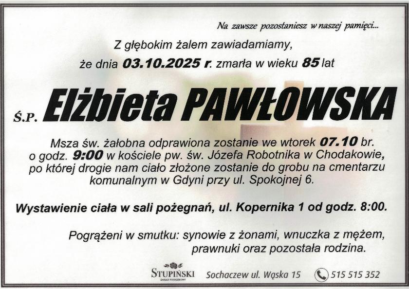 Elżbieta Pawłowska