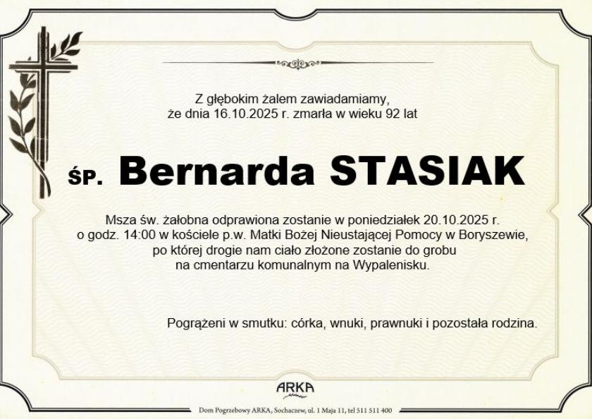 Bernarda Stasiak