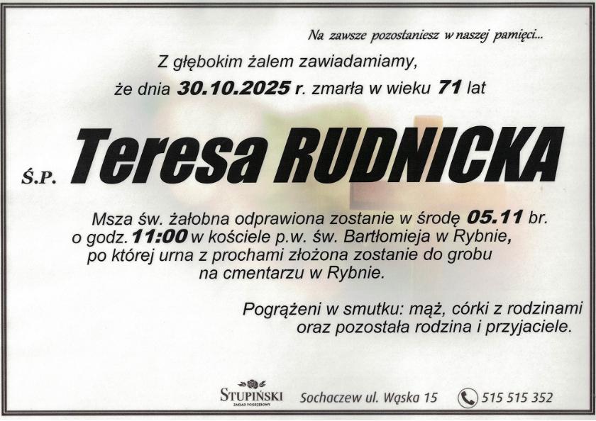 Teresa Rudnicka