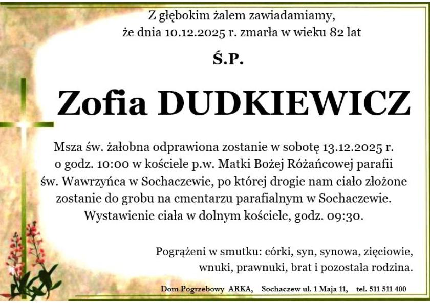 Zofia Dudkiewicz