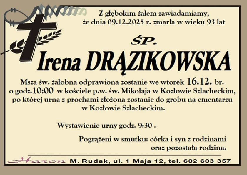 Irena  Drązikowska 