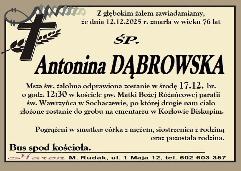 Antonina  Dąbrowska 