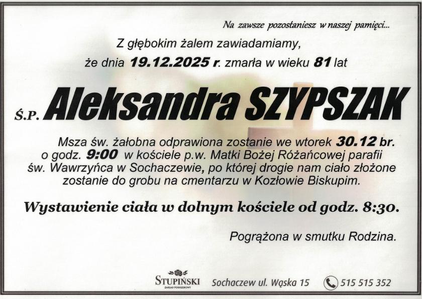 Aleksandra Szypszak