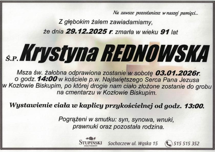 Krystyna Rednowska