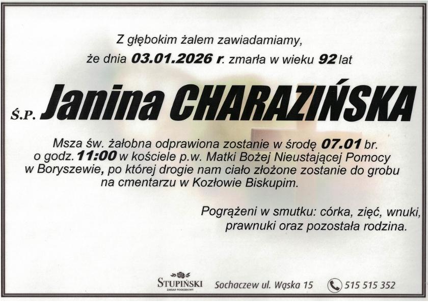Janina Charazińska