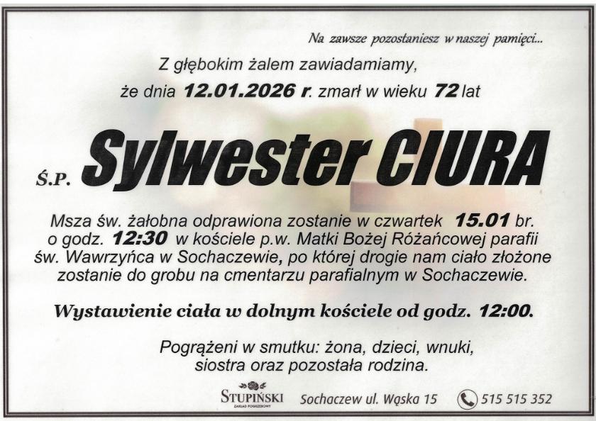 Sylwester Ciura