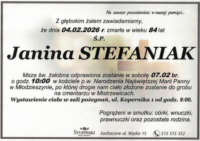 Janina Stefaniak