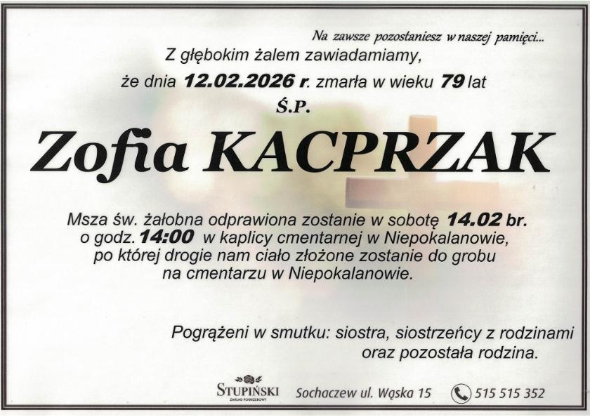 Zofia Kacprzak