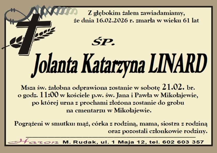 Jolanta Katarzyna  Linard 