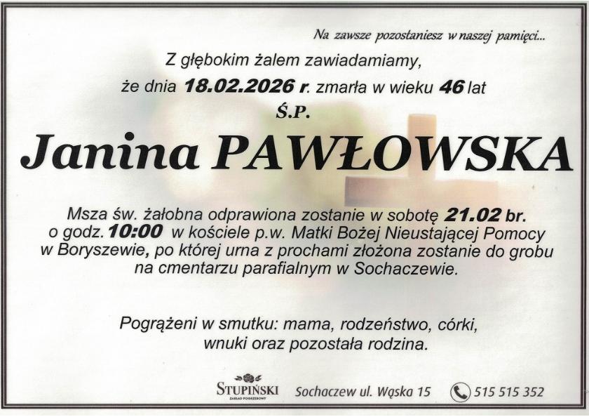 Janina Pawłowska