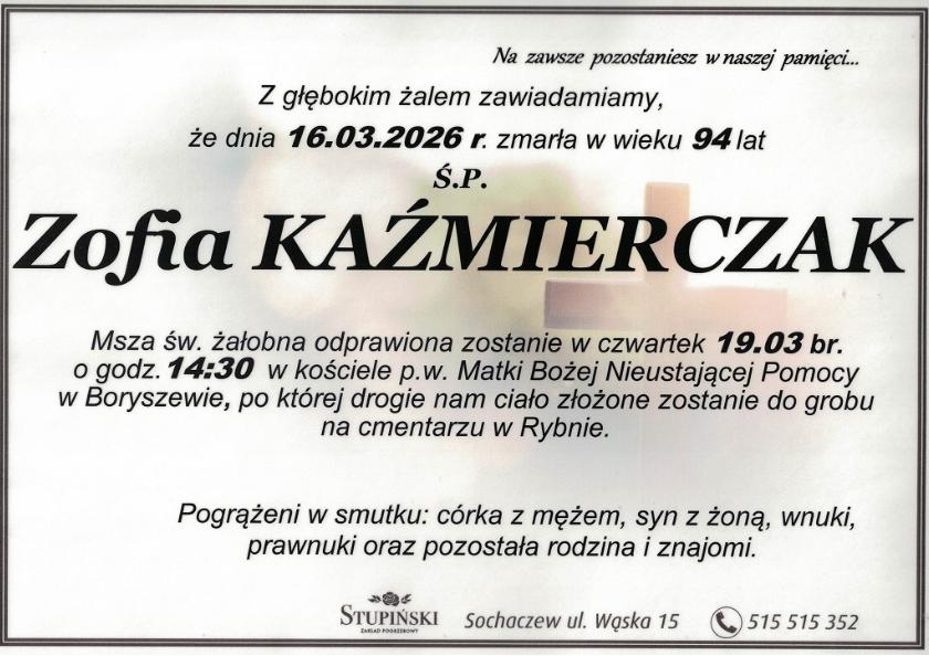 Zofia Kaźmierczak