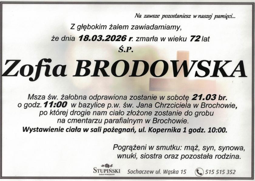 Zofia Brodowska