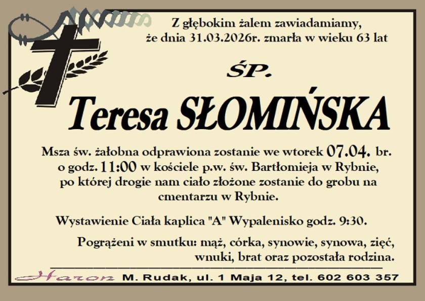 Teresa  Słomińska 