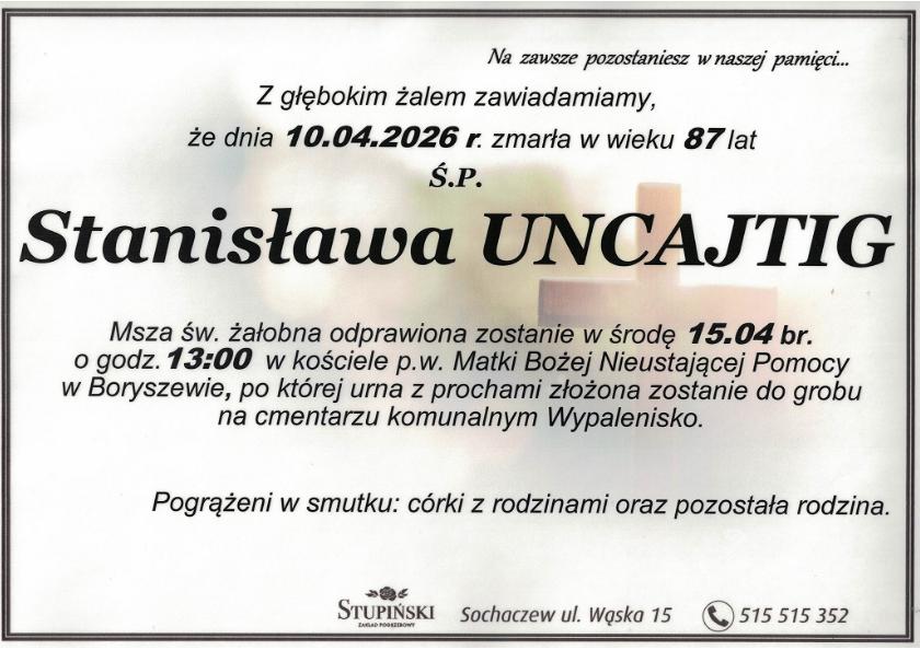 Stanisława Uncajtig