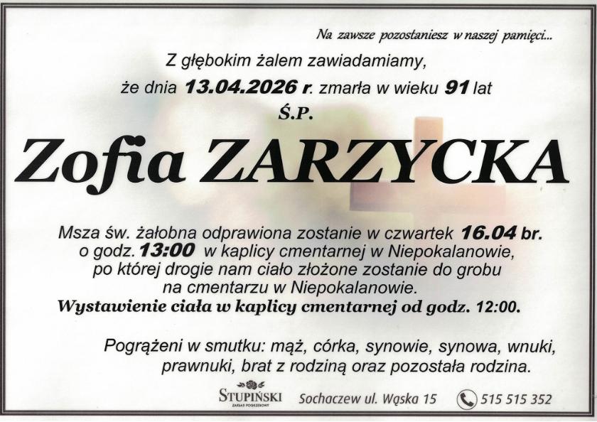 Zofia Zarzycka