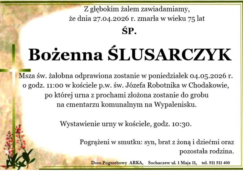 Bożenna Ślusarczyk