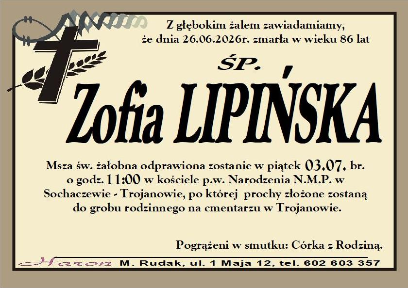 Zofia Lipińska