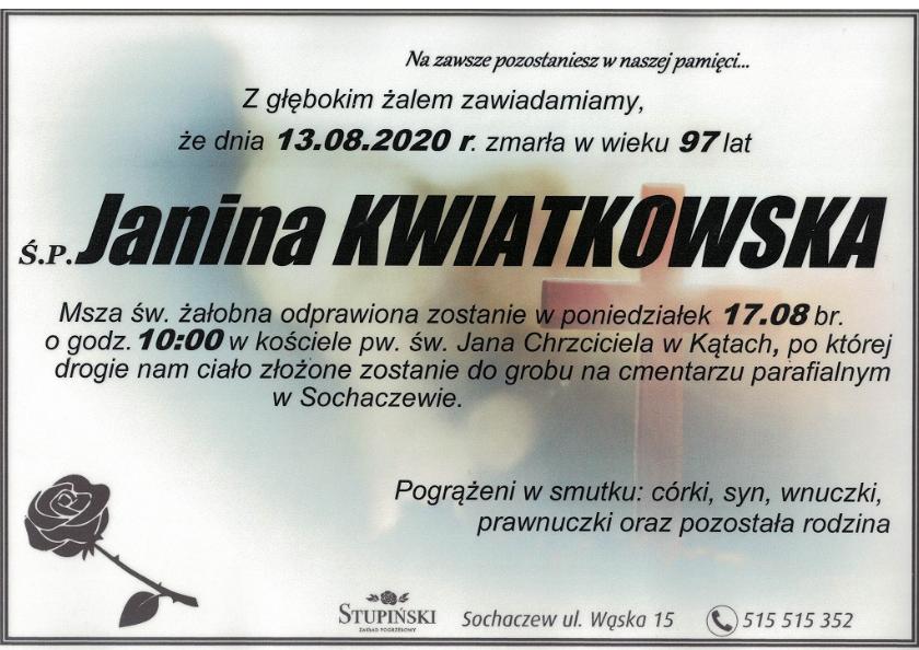 Janina Kwiatkowska