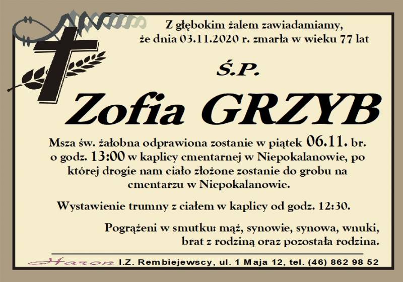 Zofia Grzyb