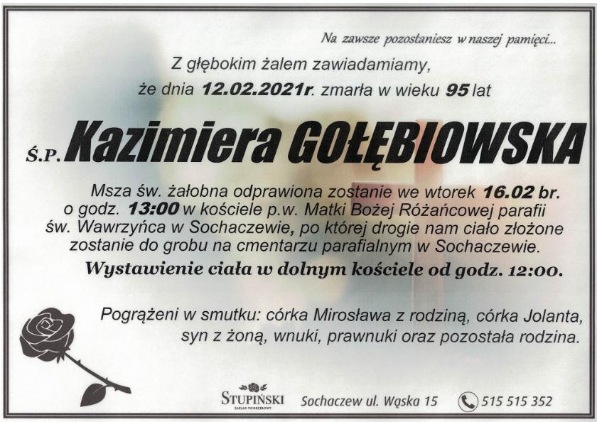 Kazimiera Gołębiowska