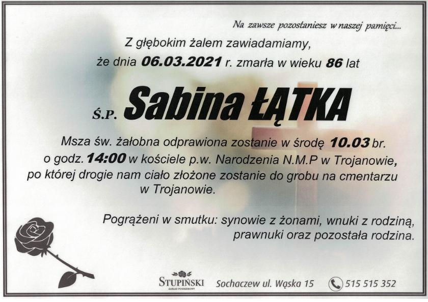 Sabina Łątka