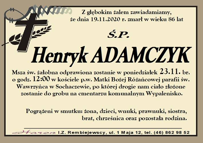 Henryk Adamczyk 