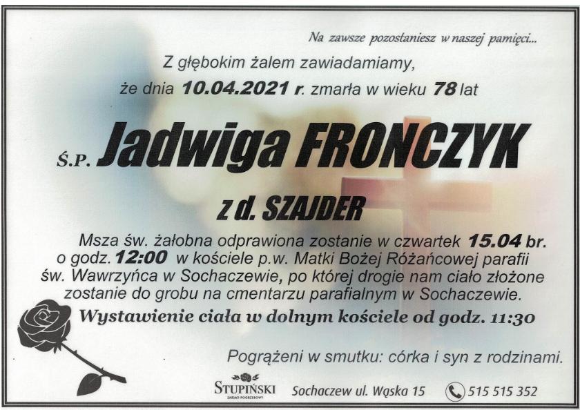 Jadwiga Fronczyk