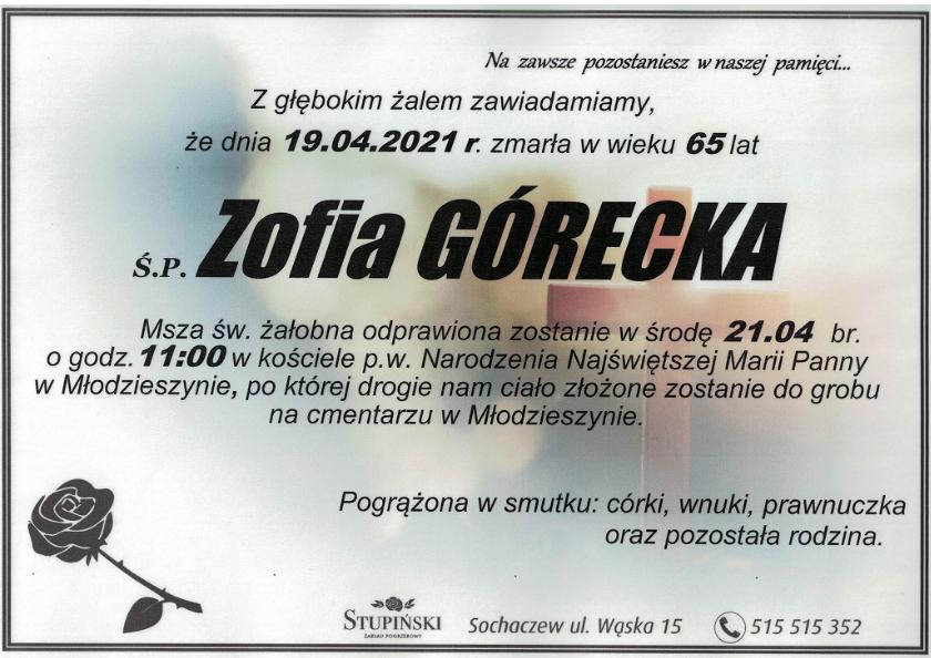 Zofia Górecka
