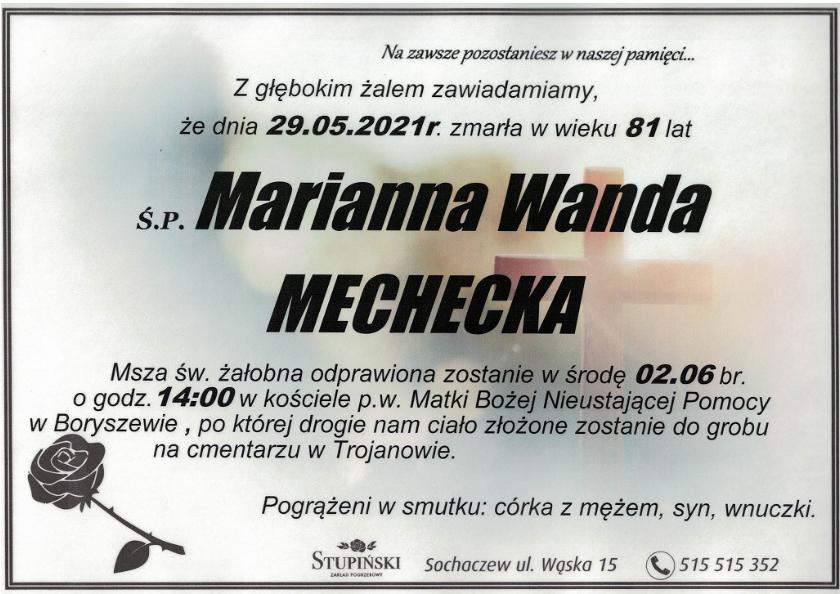 Marianna Wanda Mechecka