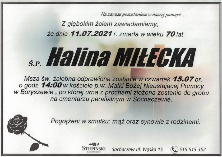Halina Miłecka