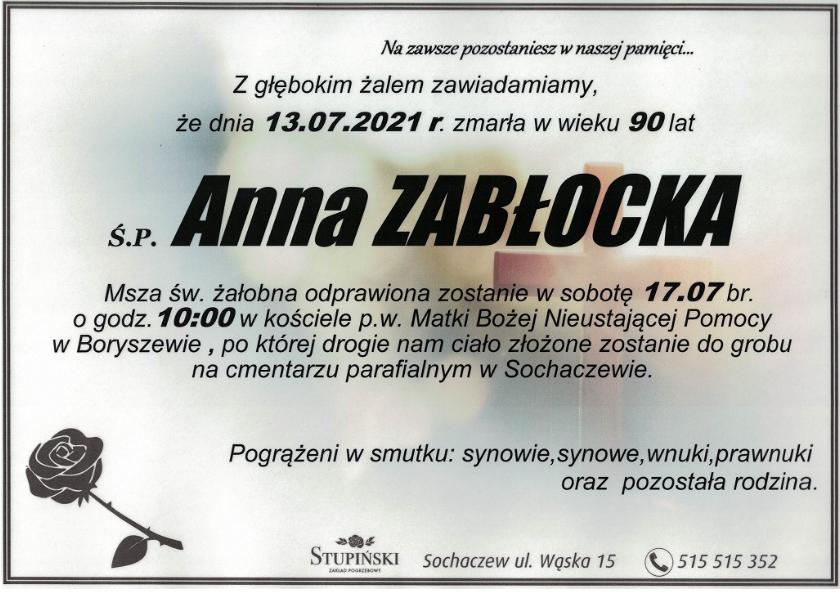 Anna Zabłocka