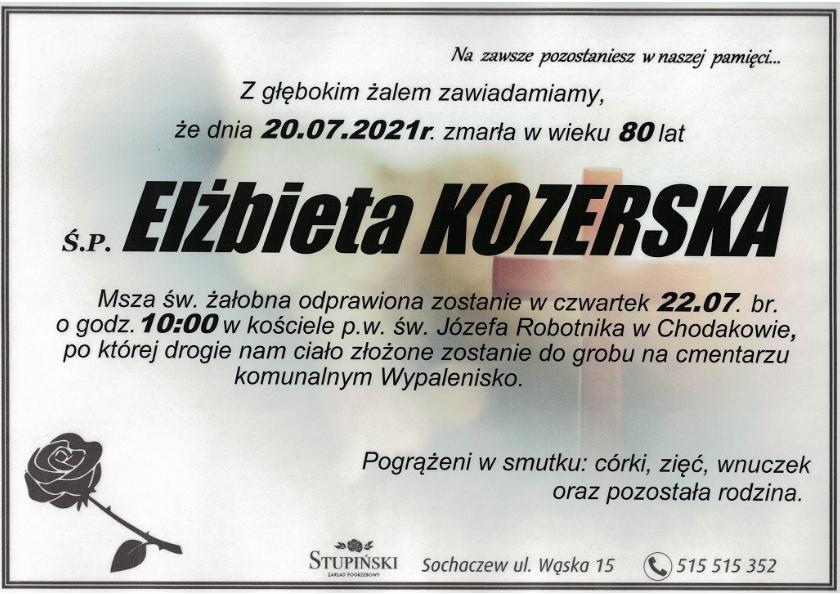 Elżbieta Kozerska
